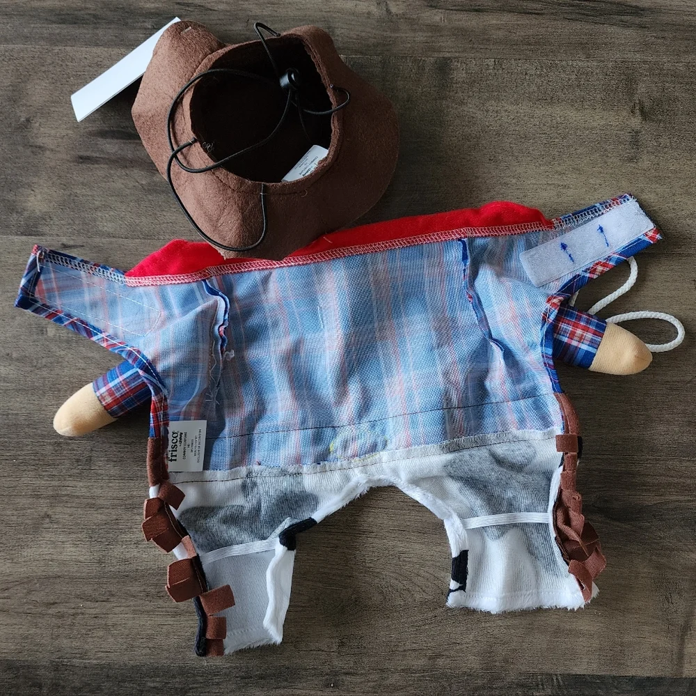 Cowboy Dog Cat Front Walking Halloween Costume Medium NWT Frisco